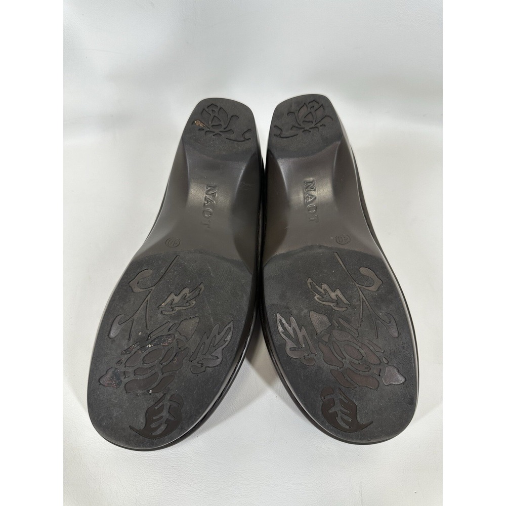 Naot Mule Shoes Womens Israel Madras Brown Embroidered Leather Size 40 9‎ US - Picture 5 of 9